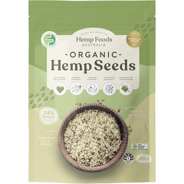 Hemp Foods Australia Organic Hemp Seeds Hulled 250g