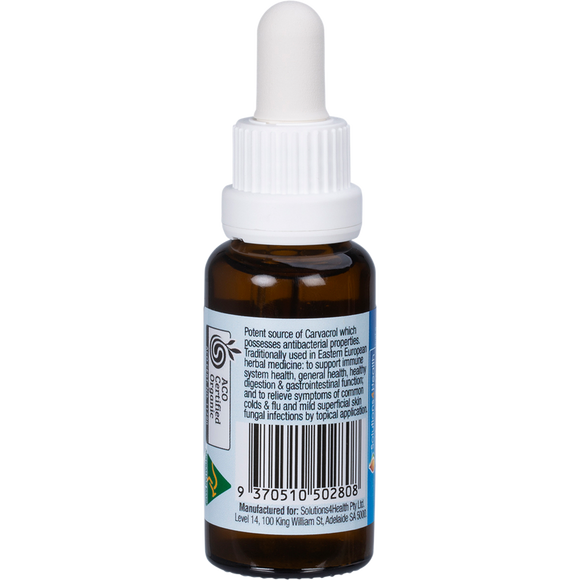 Solutions 4 Health Oil of Wild Oregano 25ml